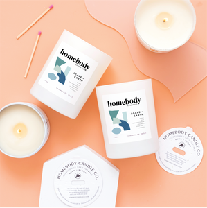 Agave + Earth • burn + bloom candle - Homebody Candle Co.