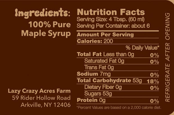 Pure Tree Juice Maple Syrup - 2 oz