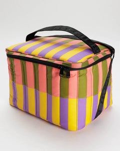 Sunset Quilt Stripe - Puffy Cooler Bag