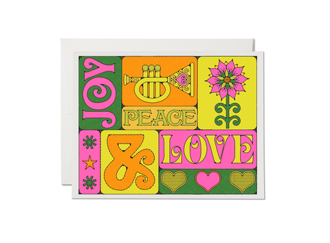 Peace, Love, and Joy Holiday Card