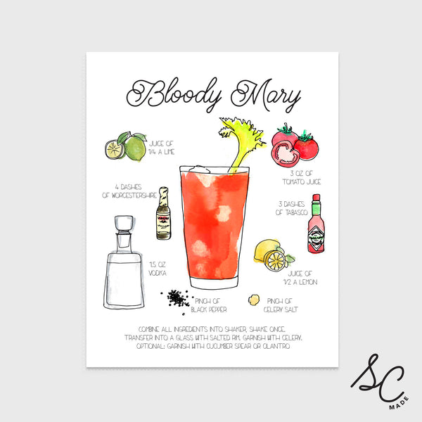 Bloody Mary - Drink Print