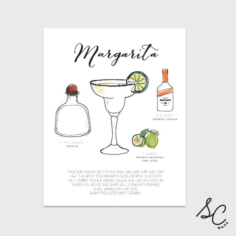 Margarita - Drink Print