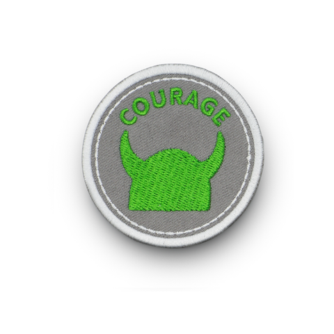 Courage - Iron on Patch