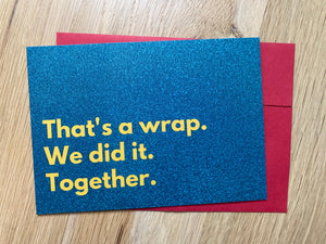Thats A Wrap - Card