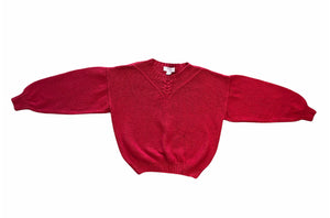 Candy Apple Knit Sweater - VC