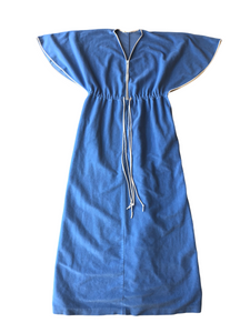 Comfort Blue Zip Up Robe - VC