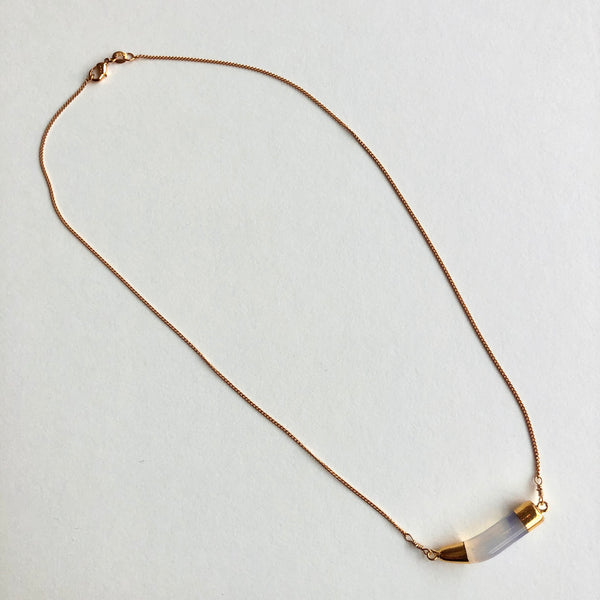 Opalite Horn Necklace