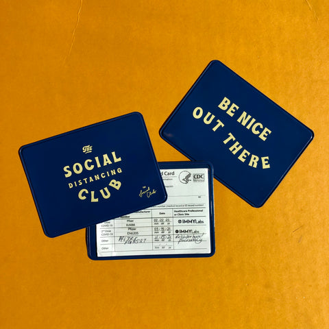 Vaccination Card Holders- The Social Club